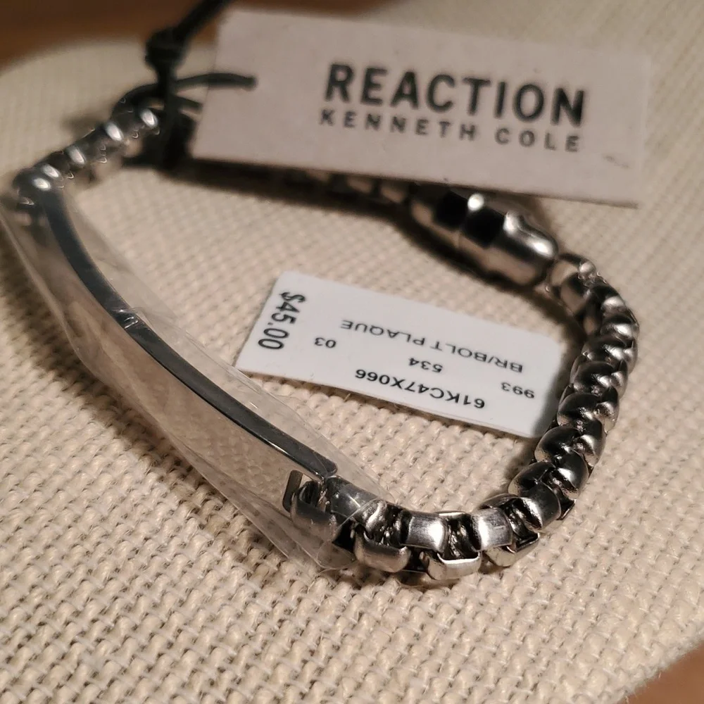 🌾SILVER TONE CHAIN LINK BRACELET - Picture 6 of 11